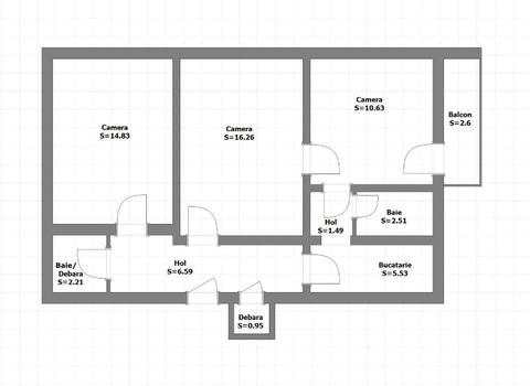 Apartament 3 camere + garaj