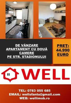 De vânzare apartament cu două camere în Sfântu Gheorghe