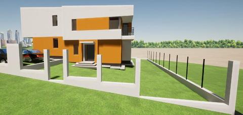 Vând casa cu design modern/mediteranean tip duplex