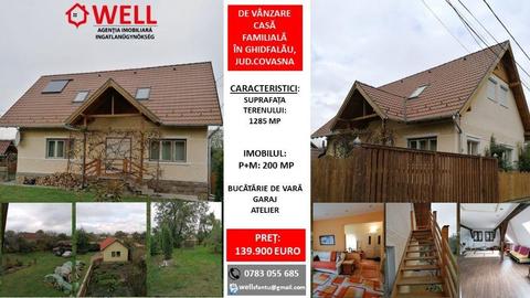 De vânzare casă familială în Ghidfalău, jud.Covasna