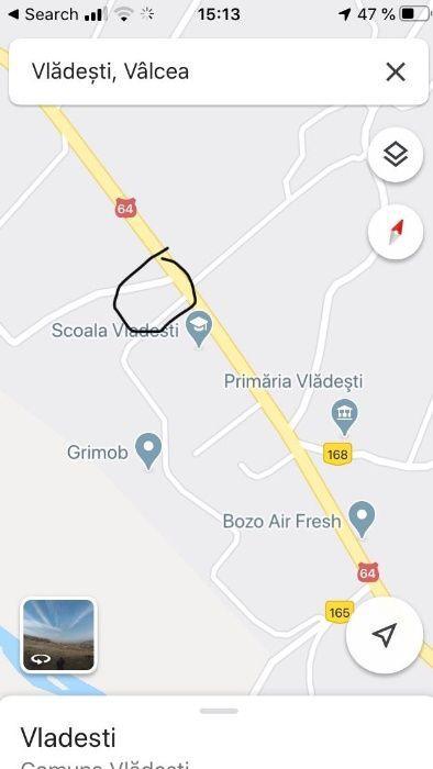 Hale si teren centru Vladesti Valcea