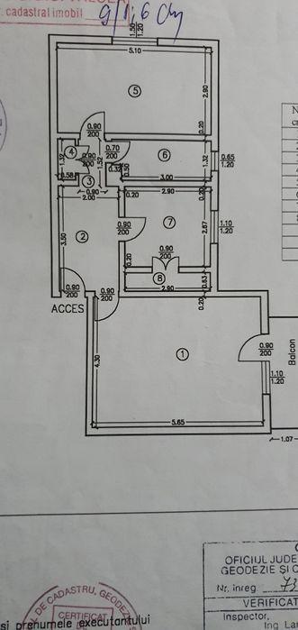 Apartament 70mp cu imbunatatiri, bloc TCMM , loc de parcare