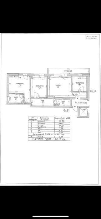 Ocazie ! Apartament 3 camere spatios , utilat, loc parcare