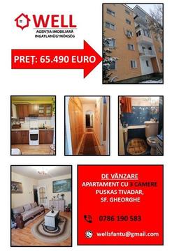 De vânzare apartament cu trei camere în Sfântu Gheorghe