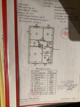 Apartament 3 camere Semi Mobilat