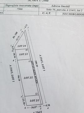 Teren EXTRAVILAN-ARABIL in suprafata 7500mp