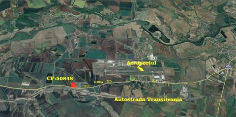 Teren zona aeroportului Mureș cu deschidere la E60-20000mp
