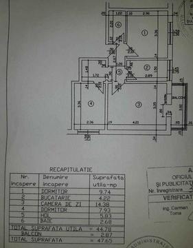 Apartament 3 camere zona Nord